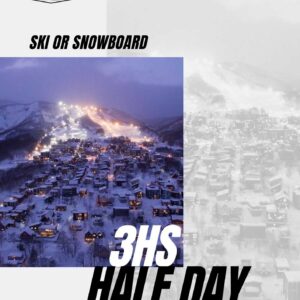 HALF DAY (3h) Afternoon Ski or Night Ride | Rusutsu or Niseko